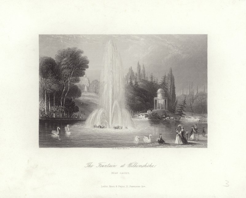 Fontänen vid Wilhelmshohe av Albert Henry Payne