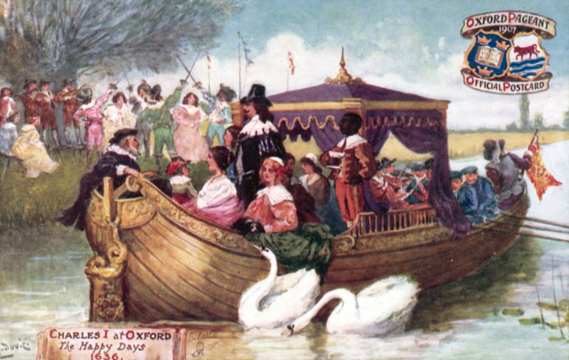 Charles I i Oxford, The Happy Days, 1636 av Albert Jnr. Ludovici