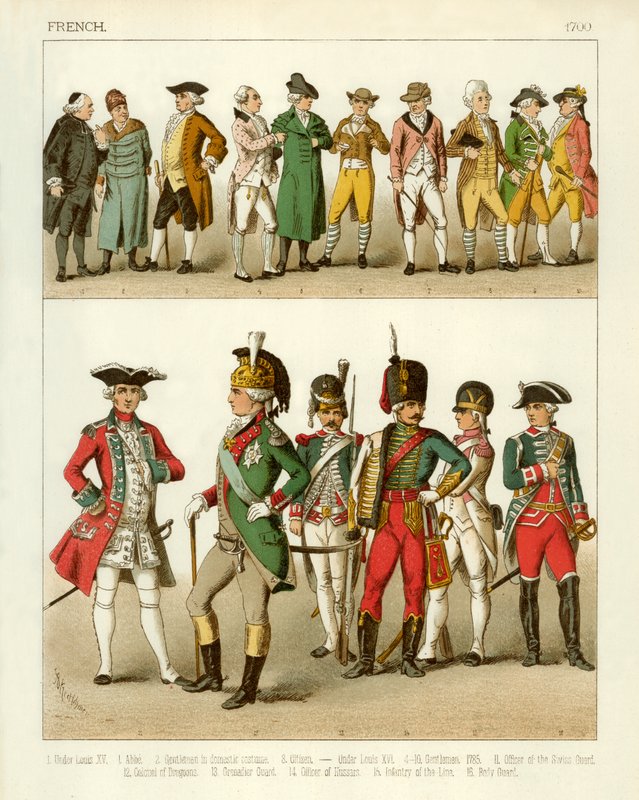 Fransk kostym 1700 av Albert Kretschmer