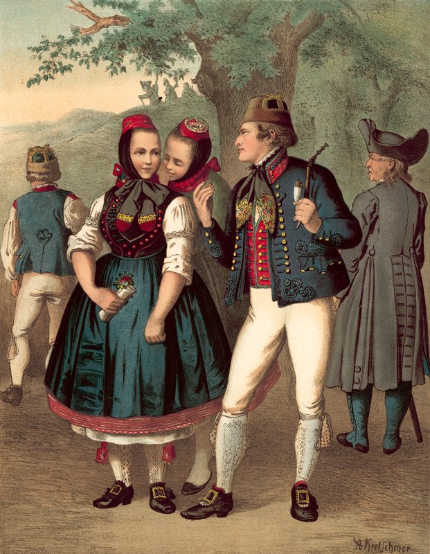 Tysk kostym, Chur-Hessen och Schwalm av Albert Kretschmer