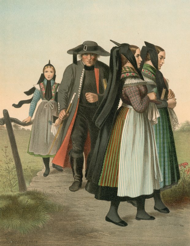 Tysk kostym, Hannover, Amt Gifhorn av Albert Kretschmer