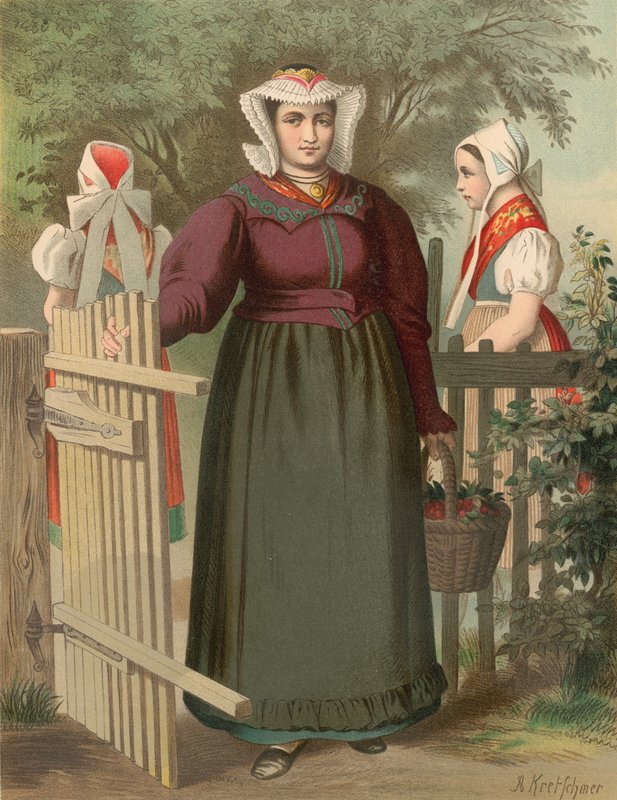 Tysk kostym, Preussen (provinsen Schlesien), Tannhausen av Albert Kretschmer