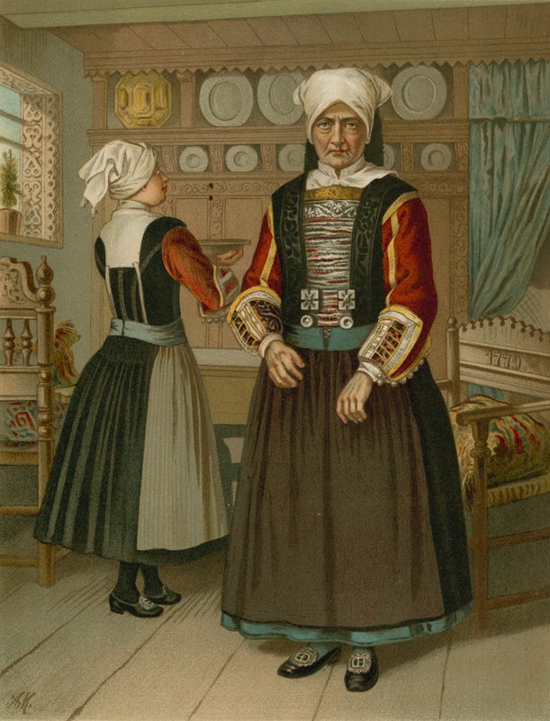 Tysk kostym, Schleswig, Ostenfeld av Albert Kretschmer