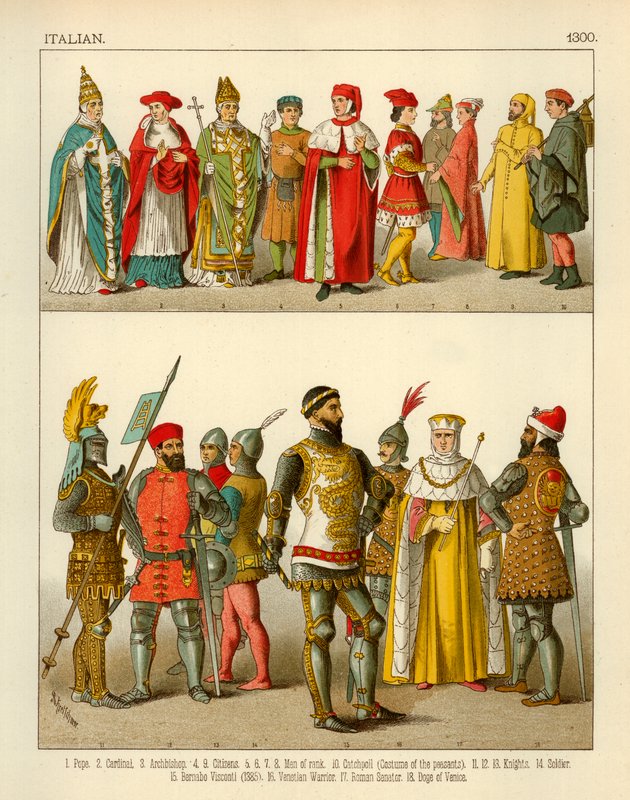 Italiensk kostym 1300 av Albert Kretschmer