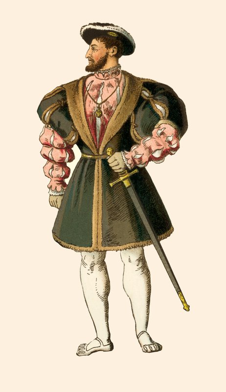Kung Frans I av Frankrike, 1547 av Albert Kretschmer