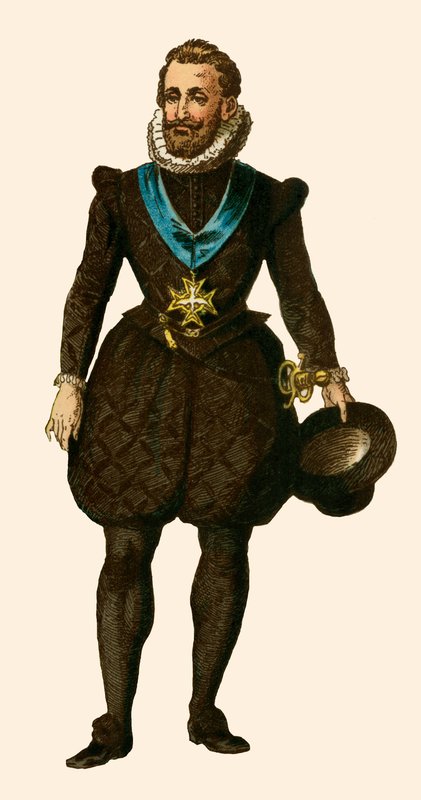 Kung Henrik IV av Frankrike, ca 1600 av Albert Kretschmer