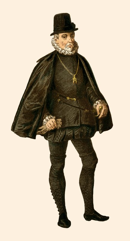 kung Filip II av Spanien av Albert Kretschmer
