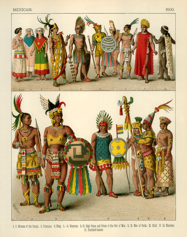 Mexicansk kostume 1500swed av Albert Kretschmer
