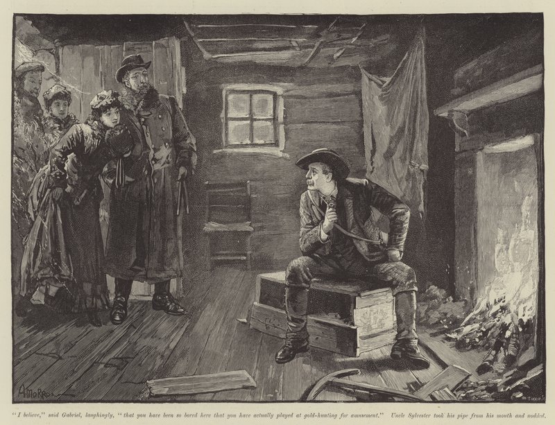 Deras farbror från Kalifornien, av Bret Harte av Albert Morrow