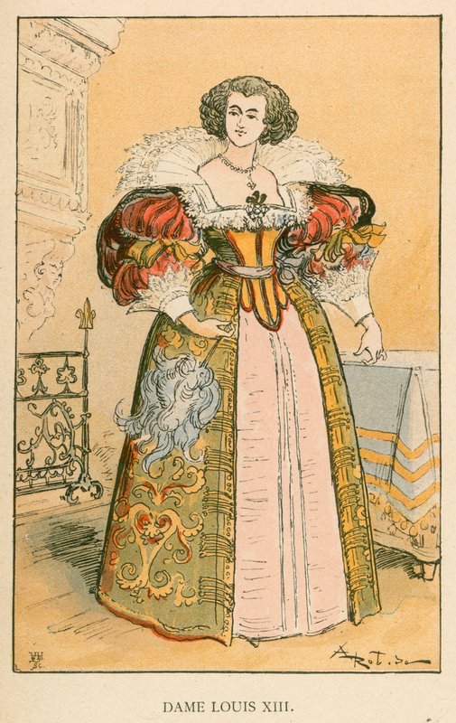 Lady Ludvig XIII av Albert Robida