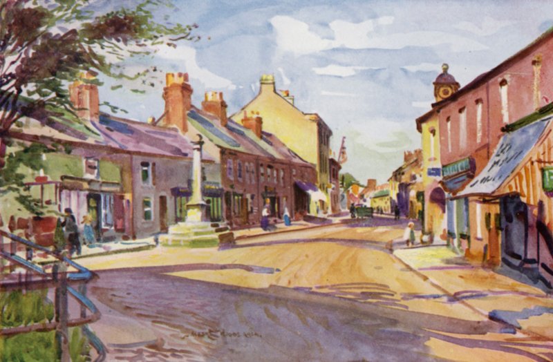 Garstang (färg litho) av Albert Woods