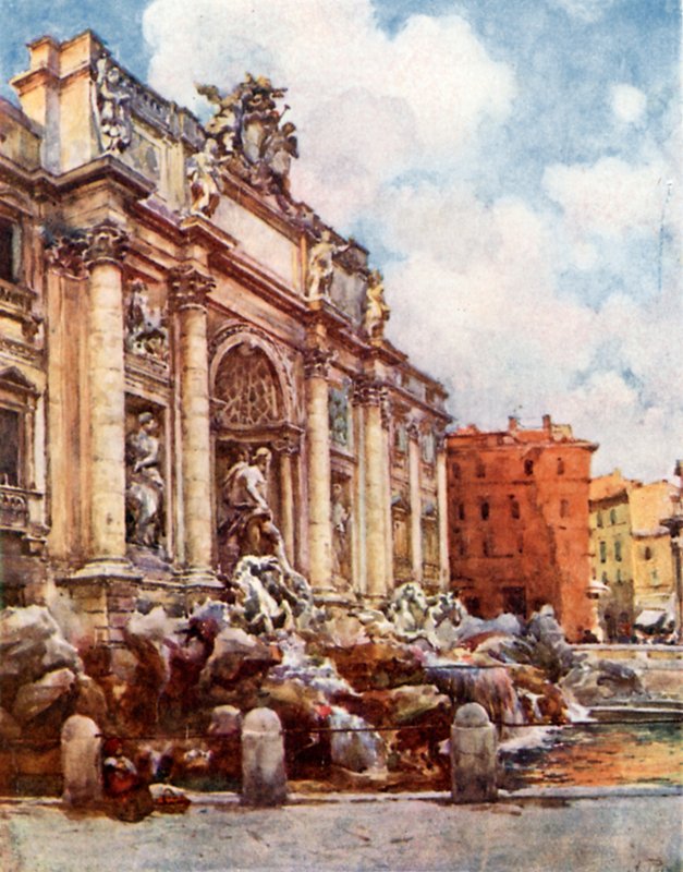 Fontänen i Trevi av Alberto Pisa