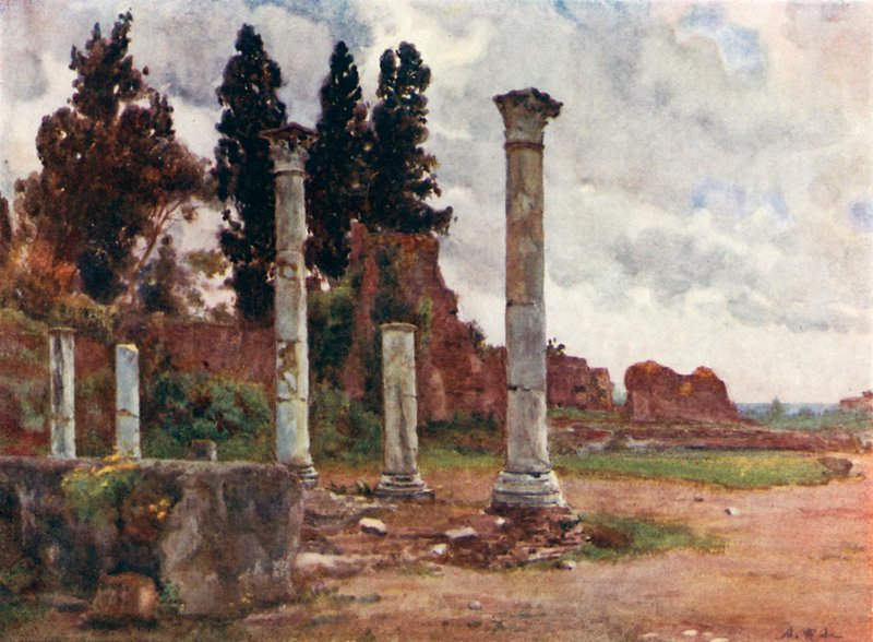 Faletusi o le Maota o Domitian i le Palatineswed av Alberto Pisa