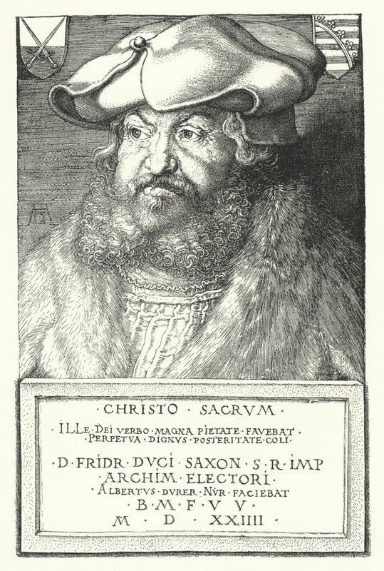 Fredrik III, kurfurste av Sachsen av Albrecht Dürer
