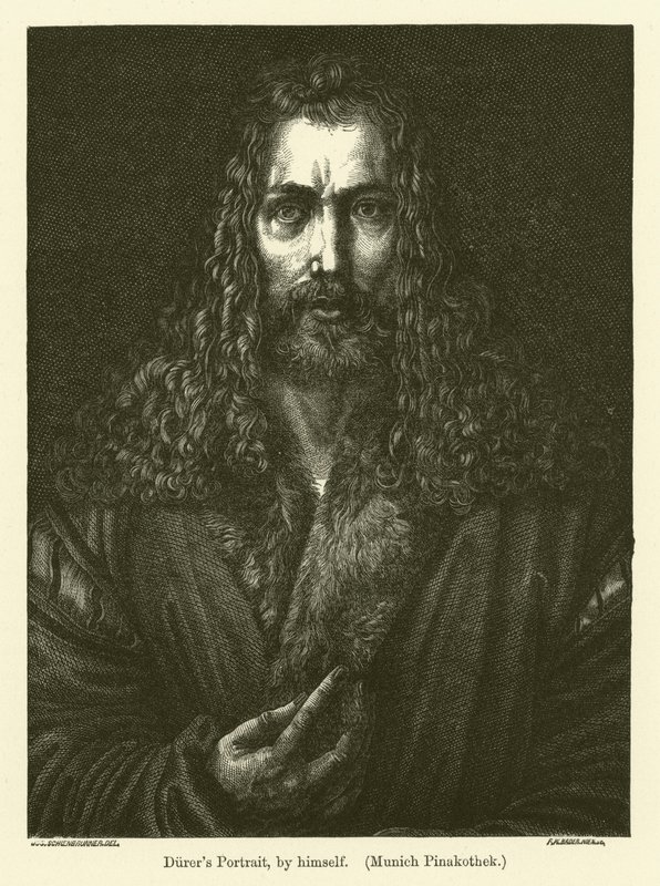 Självporträtt av den tyske målaren och grafikern Albrecht Durer av Albrecht Dürer