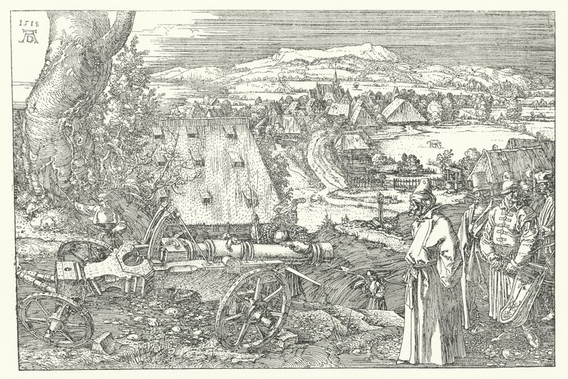 Kanonen i Nürnberg av Albrecht Dürer