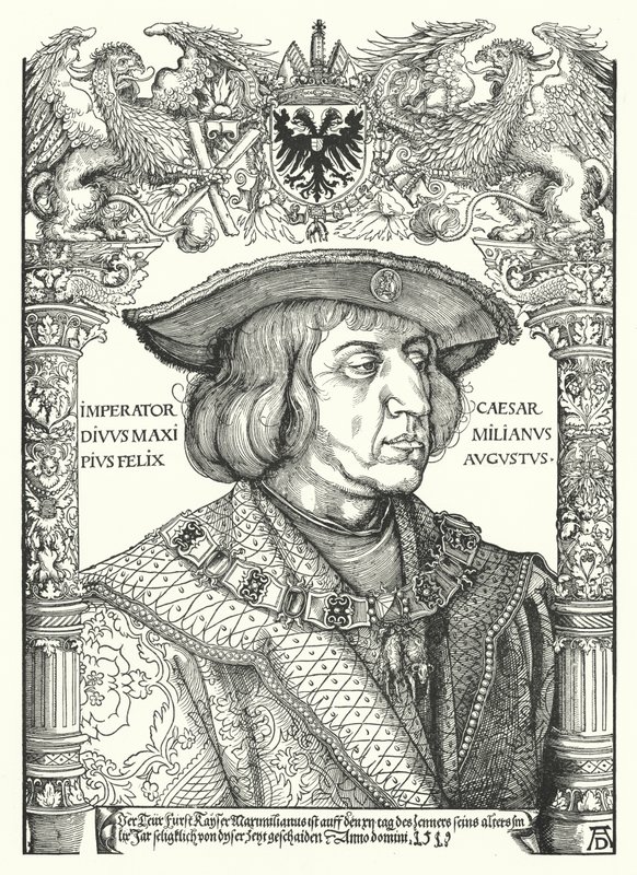 Maximilian I, helige romerske kejsare av Albrecht Dürer