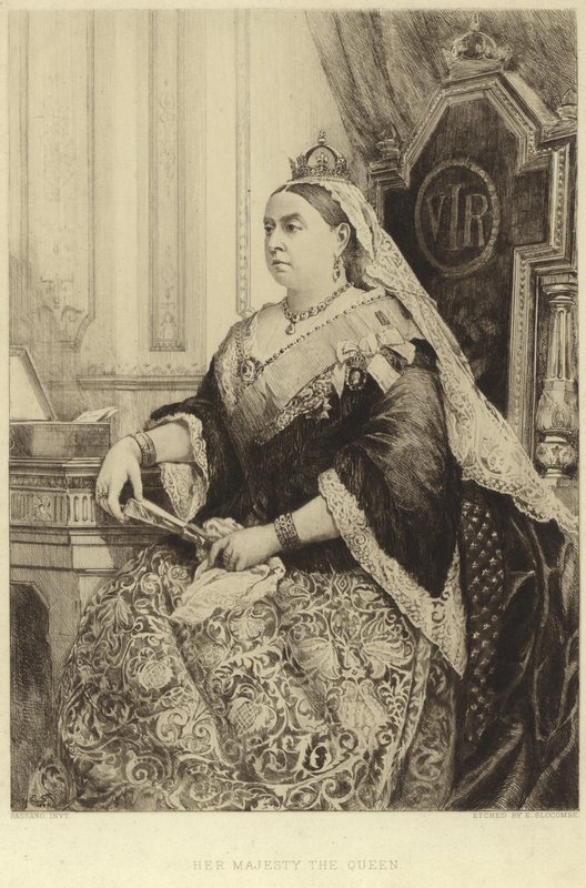 Porträtt av drottning Victoria av Alexander Bassano