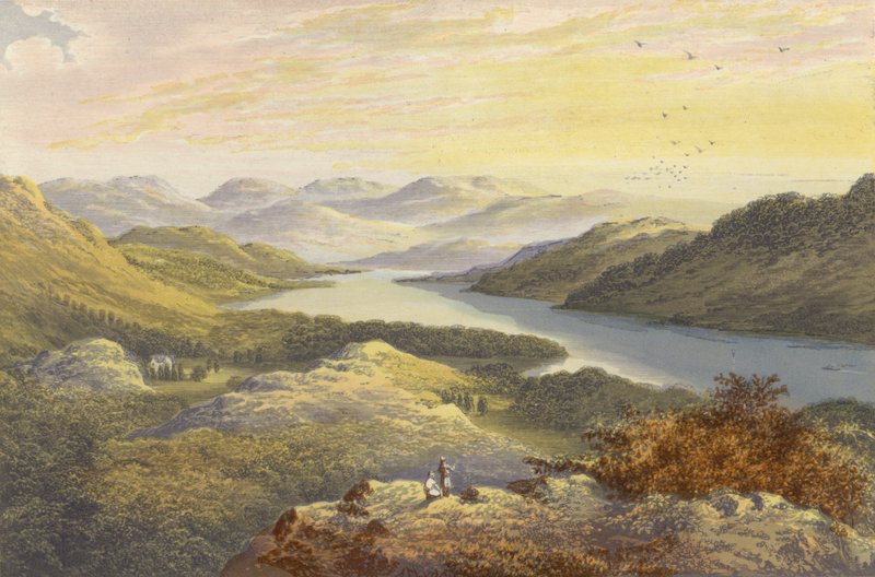 Windermere, tittar upp på sjön av Alexander Francis Lydon