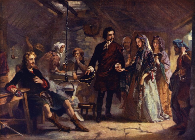 Flora MacDonalds introduktion till Prince Charlie av Alexander Johnston