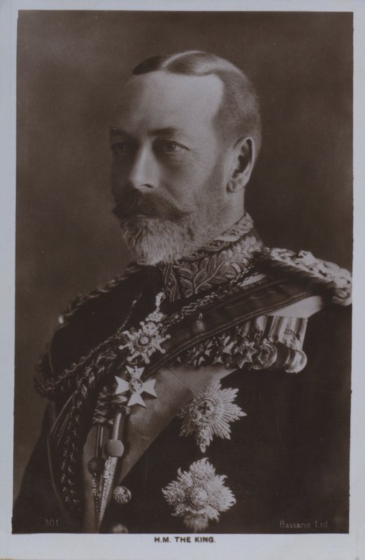 HM The King (s/v foto) av Alexander Bassano