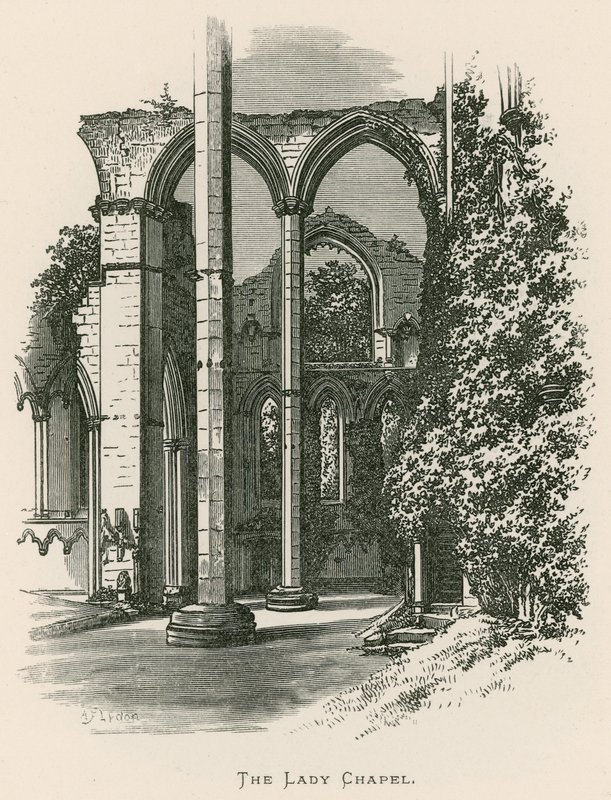Fountains Abbey, The Lady Chapel av Alexander Francis Lydon
