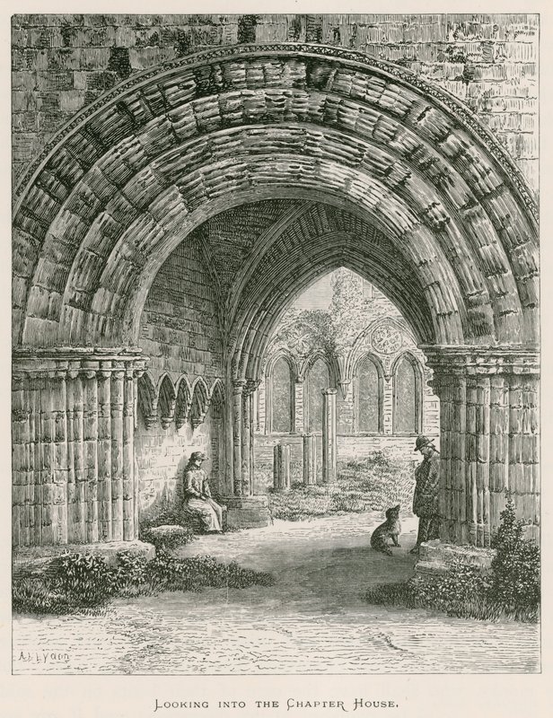 Furness Abbey, med utsikt över kapitelsalen av Alexander Francis Lydon