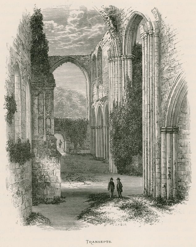 Furness Abbey, korsvirkesrum av Alexander Francis Lydon