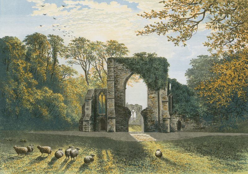 Netley Abbey av Alexander Francis Lydon