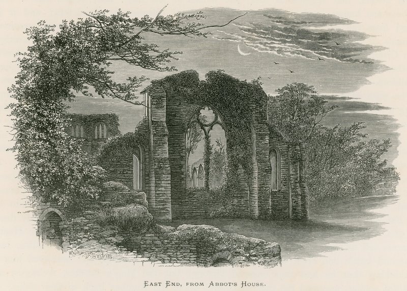 Netley Abbey, East End, från Abbot