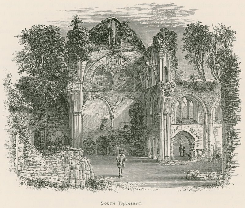 Netley Abbey, södra tvärskeppet av Alexander Francis Lydon