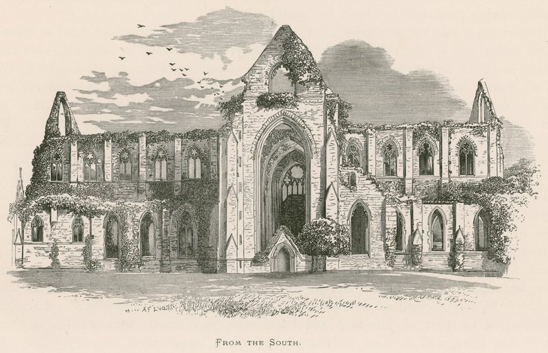 Tintern Abbey, från söder av Alexander Francis Lydon
