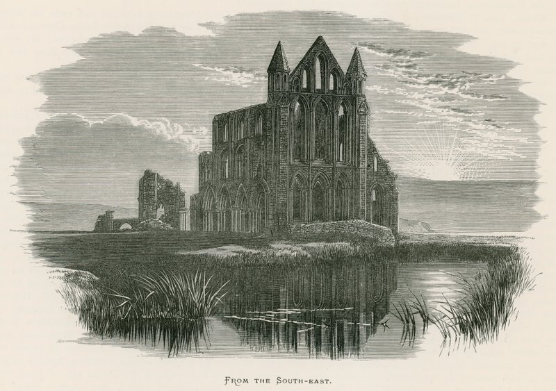 Whitby Abbey, från sydöst av Alexander Francis Lydon