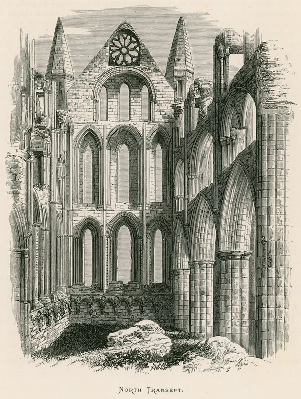 Whitby Abbey, norra tvärskeppet av Alexander Francis Lydon