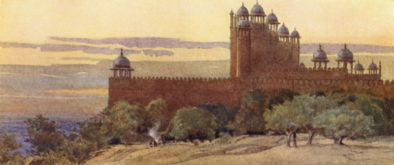 Moskén och Segerporten, Fatehpur Sikri av Alexander Henry Hallam Murray