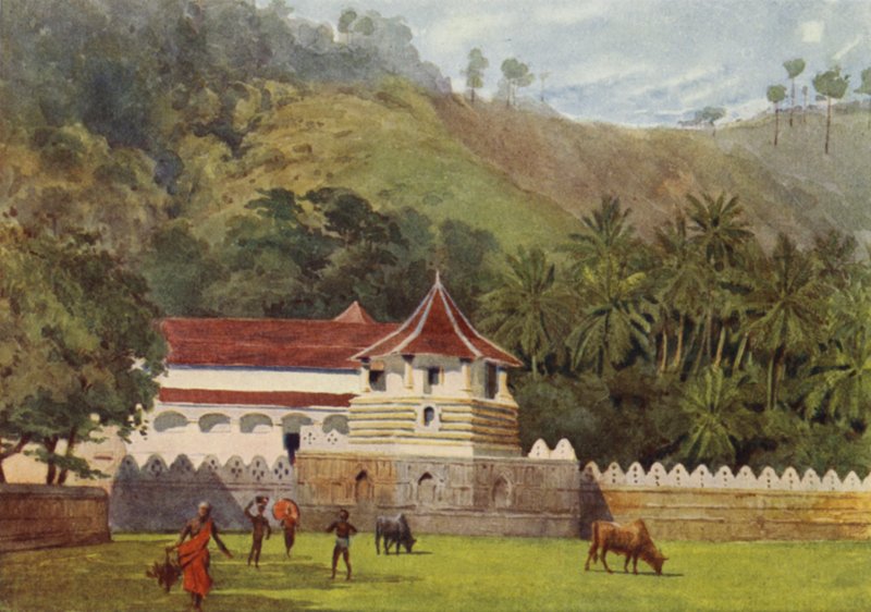 Tandens tempel, Kandy, Exteriör av Alexander Henry Hallam Murray