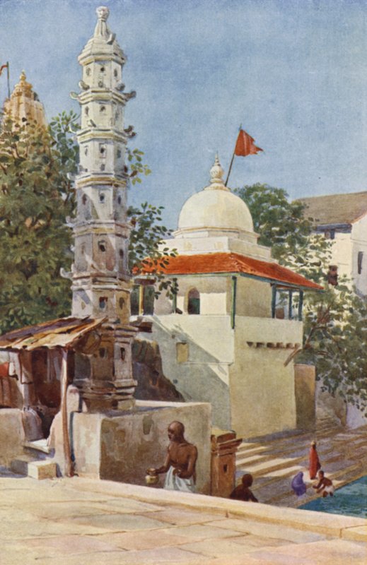 Walkeshwar-templet, Mumbai av Alexander Henry Hallam Murray