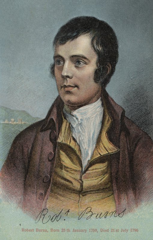 Robert Burns, skotsk poet av Alexander after Nasmyth
