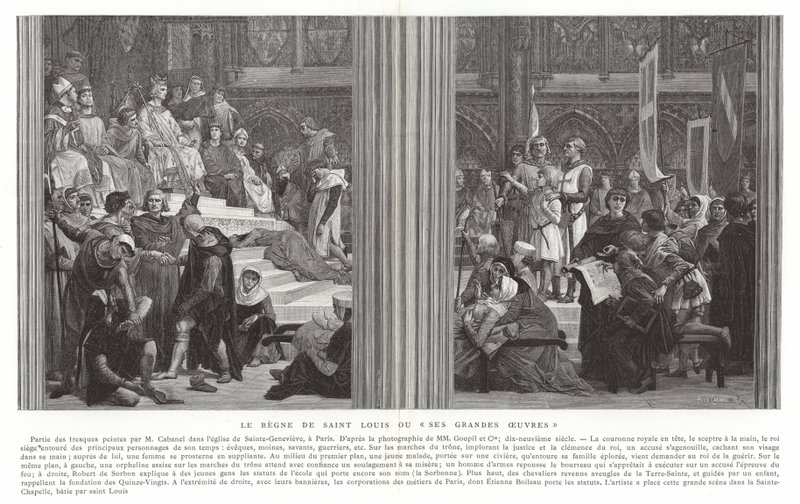 The Reign of Saint Louis, eller hans stora verk av Alexandre Cabanel