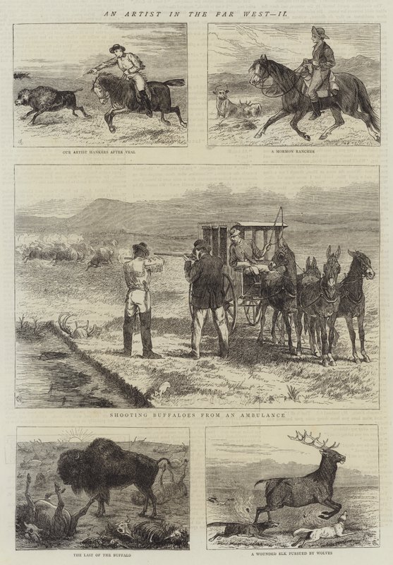 En konstnär i Fjärran Västern, II av Alfred Chantrey Corbould
