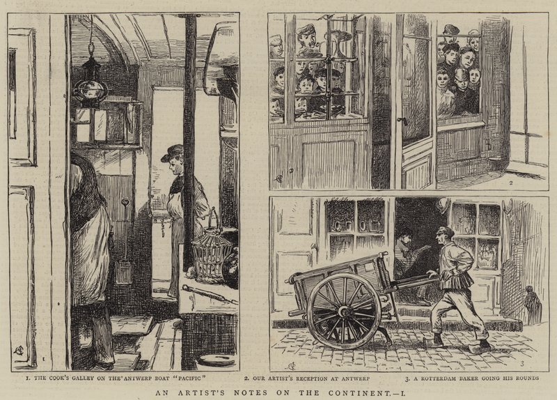 En konstnärs anteckningar om kontinenten-I av Alfred Chantrey Corbould