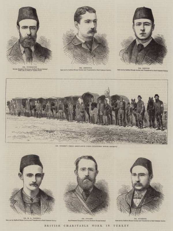 Brittiskt välgörenhetsarbete i Turkiet av Alfred Chantrey Corbould