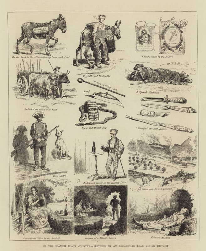 I det spanska svarta landet, skisser i ett andalusiskt blygruvdistrikt av Alfred Chantrey Corbould
