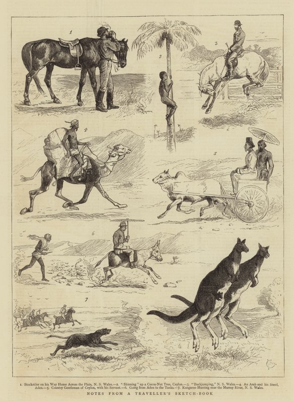 Anteckningar från en resenärs skissbok av Alfred Chantrey Corbould