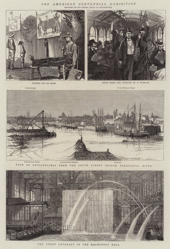 Den amerikanska hundraårsutställningen av Alfred Chantrey Corbould