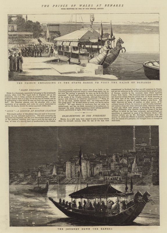 Prinsen av Wales i Benares av Alfred Chantrey Corbould