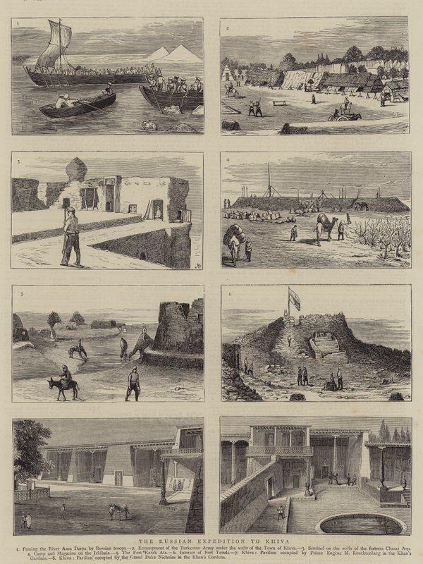Den ryska expeditionen till Khiva av Alfred Chantrey Corbould