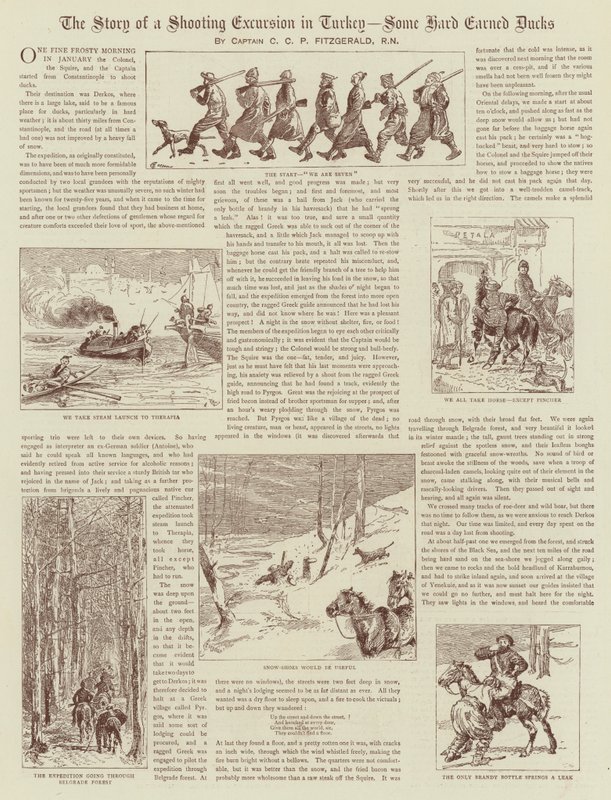 Berättelsen om en skytteutflykt i Turkiet av Alfred Chantrey Corbould