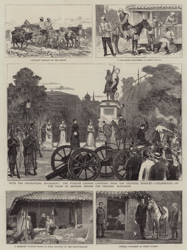 Med ryssarna och turkarna av Alfred Chantrey Corbould