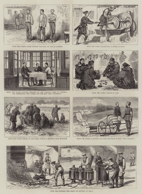 Med turkarna och ryssarna av Alfred Chantrey Corbould